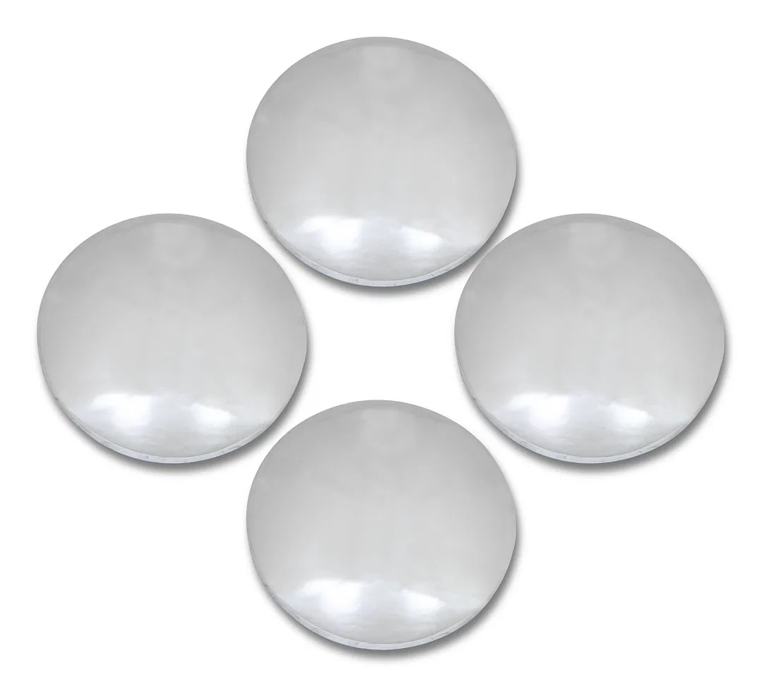 4580 – MR GASKET Wheel Cover, Fits GM and Ford With 14 Inch or 15 Inch Stock Wheels Solid Chrome Steel Set of 4